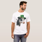 Irish Farmhouse | Koe St Patrick's Day T-shirt (Voorkant volledig)