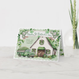 Irish Farmhouse | St Patrick's Day Kaart