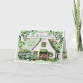 Irish Farmhouse | St Patrick's Day Kaart (Voorkant)