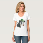 Irish Farmhouse | St Patrick's Day Koe T-Shirt (Voorkant volledig)