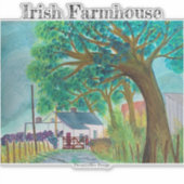 Irish Farmhouse Sticker (Voorkant)
