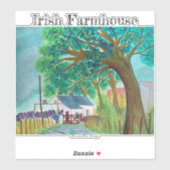 Irish Farmhouse Sticker (Vel)