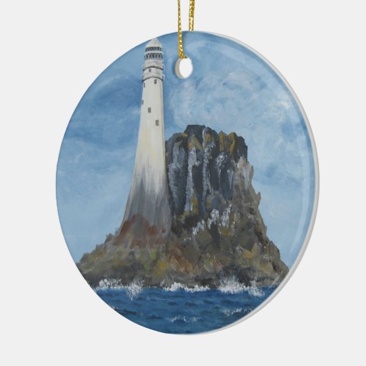 Irish Fastnet Lighthouse, County Cork, Ierland Keramisch Ornament (Links)