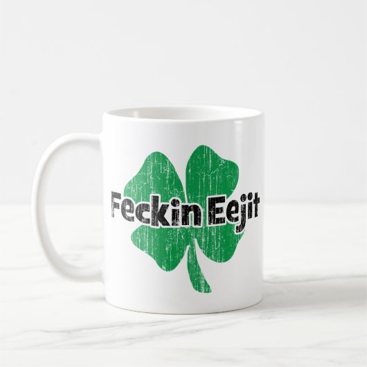 Irish Feckin Eejit Koffiemok (Links)