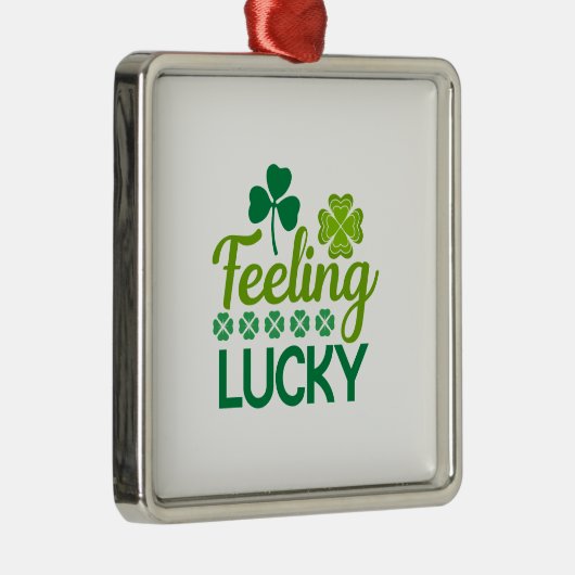 Irish Felling Lucky Metalen Ornament (Rechts)