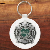 Irish Firefighter Badge Sleutelhanger (Voorkant)