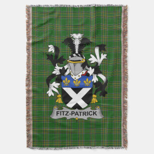 Irish Fitz-Patrick Wapen van de familie Crest Ierl Deken