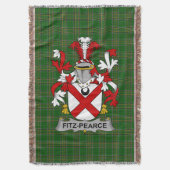 Irish Fitz-Pearce Wapen van de familie Crest Irela Deken (Voorkant Verticaal)