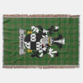 Irish Fitz-Rice Wapen van de familie Crest Ierland Deken (Voorkant)