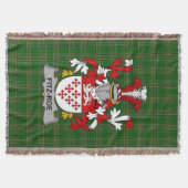 Irish Fitz-Roe Coat of Arms Family Crest Ireland Deken (Voorkant)