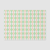 Irish Flag Argyle Tissue Paper Tissuepapier (Voorkant)