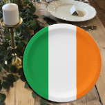 Irish Flag borden, feest, sport, Ierland Papieren Bordje<br><div class="desc">Papieren Borden: Irish Flag & Ireland party - hou van mijn land, vaderdag, vakantie, patriotten / sportfans</div>