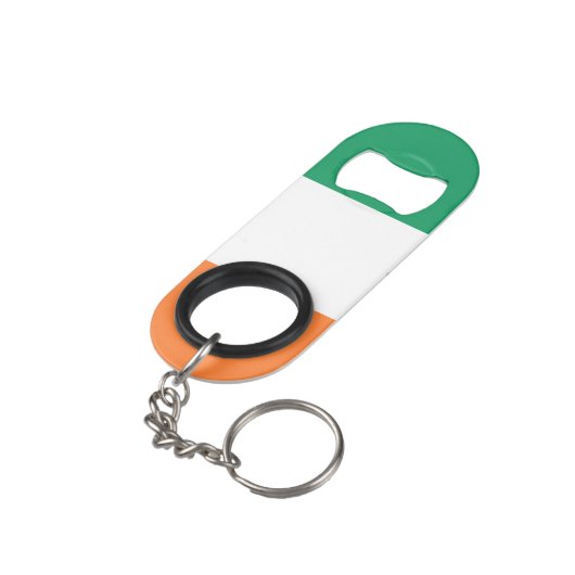 Irish Flag bot Mini Flessenopener (Achterkant Gekanteld)