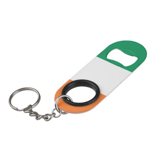 Irish Flag bot Mini Flessenopener (Voorkant Gekanteld)
