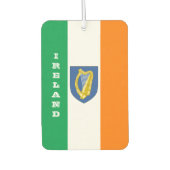 Irish Flag Car Air Freshener, Ierland Luchtverfrisser (Voorkant)