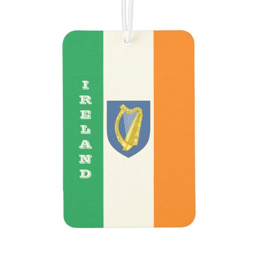 Irish Flag Car Air Freshener, Ierland Luchtverfrisser (Achterkant)