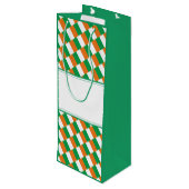IRISH FLAG | Christelijke bijbelse versie Wijn Cadeautas (Achterkant Gekanteld)