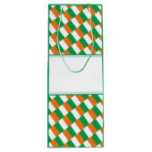 IRISH FLAG | Christelijke bijbelse versie Wijn Cadeautas (Achterkant)