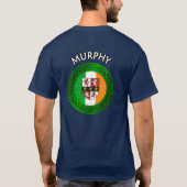 Irish Flag Clover Celtic Knot - Murphy T-Shirt (Achterkant)