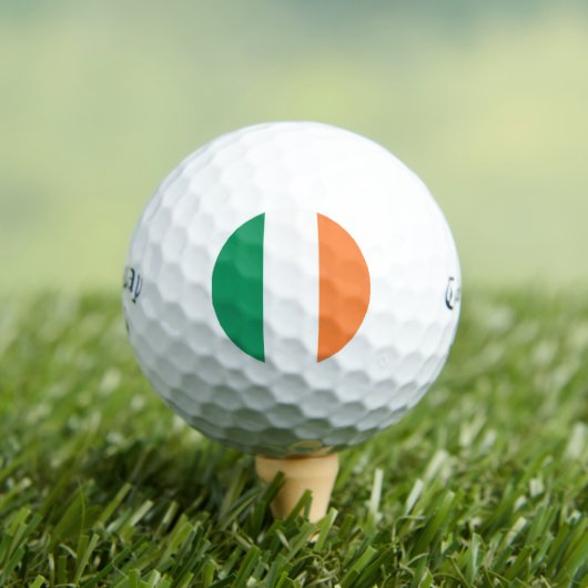 Irish Flag css gbcnt Golfballen (Insitu Shirt)