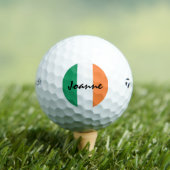Irish Flag Custom Name tmtp5 gbt Golfballen (Insitu Shirt)