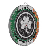 Irish Flag Dart Board Dartbord (Voorkant Links)