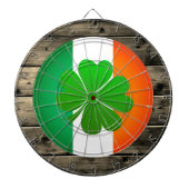 Irish Flag Dartboard & Shamrock darts/game board Dartbord (Voorkant)