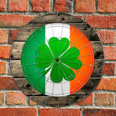 Irish Flag Dartboard & Shamrock darts/game board Dartbord