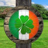 Irish Flag Dartboard & Shamrock darts/game board Dartbord