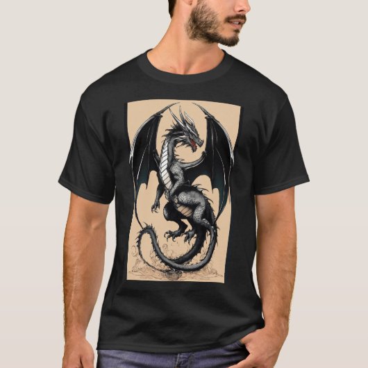 Irish Flag Dragon: Esports Fury T-shirt ontwerp (Voorkant)