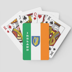 Irish Flag Games, Ireland Plays Cards Pokerkaarten