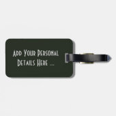 Irish Flag Ireland cd ltcnt Bagagelabel (Achterkant horizontaal)