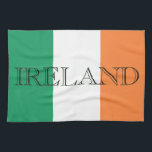 Irish Flag Ireland ktcnt Theedoek<br><div class="desc">Irish Flag Ireland Keukenhanddoek Design © Trinkets and Things 2017 - AHP Design. Alle rechten voorbehouden.</div>