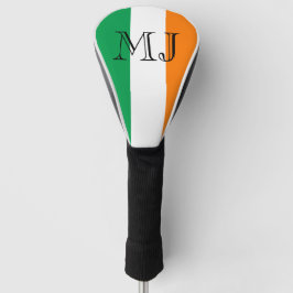 Irish Flag Ireland Monogram Driver Hoesje Golfheadcover