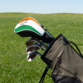 Irish Flag Ireland Monogram Driver Hoesje Golfheadcover (Insitu)