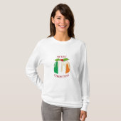 IRISH FLAG kerstpudding T-shirt (Voorkant volledig)