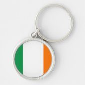 Irish Flag Keyring Sleutelhanger (Voorkant)