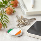 Irish Flag Keyring Sleutelhanger (Zijkant)