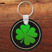 Irish Flag Keys, Lucky Clover Ireland / St Paddy Sleutelhanger (Achterkant)