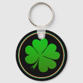Irish Flag Keys, Lucky Clover Ireland / St Paddy Sleutelhanger (Achterkant)