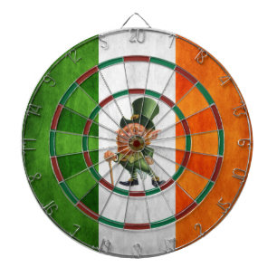 IRISH FLAG LEPRECHAUN DARTBORD