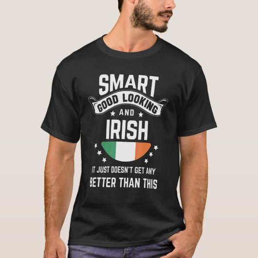 Irish Flag Native Pride Ireland Irish Roots T-shirt (Voorkant)