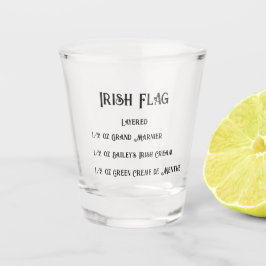 Irish Flag Novelty Shot Glass Shot Glas