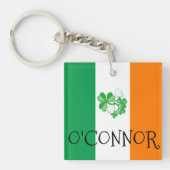 Irish Flag O, CONNOR Key Ring Sleutelhanger (voorkant)