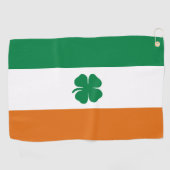 Irish Flag Patriotic Ireland Flag Lucky Clover Golfhanddoek (Horizontaal)