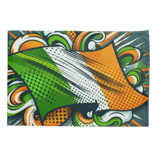 Irish flag Pillowcase Kussensloop (Achterkant)