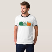 Irish Flag Ringer T-shirt (Voorkant volledig)