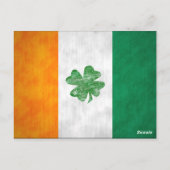 Irish Flag Shamrock Kaarten 2-zijdig (Achterkant)
