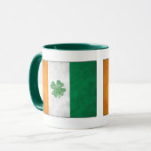 Irish Flag Shamrock Mokken (Voorkant links)