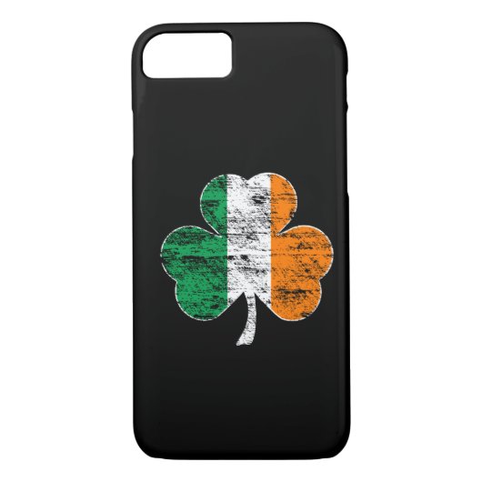 Irish Flag Shamrock (nood) iPhone 7 hoesje (Achterkant)